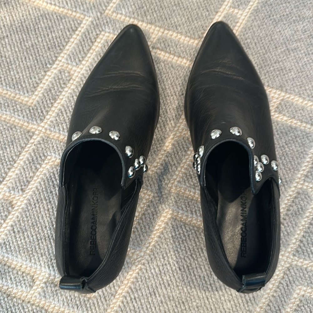 Rebecca Minkoff black leather booty